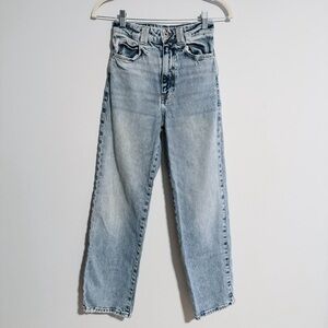 Zara - Light Wash High Rise Jeans